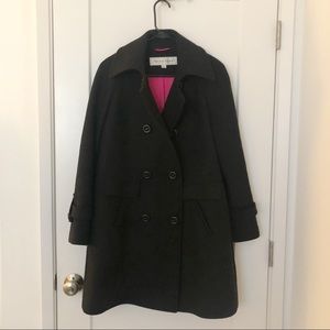 Trina Turk Black Pea Coat